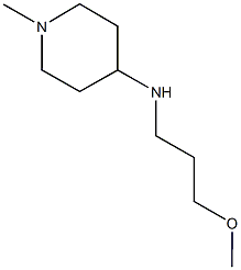 N-(3-methoxypropyl)-1-methylpiperidin-4-amine Structure