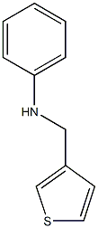 N-(thiophen-3-ylmethyl)aniline Struktur