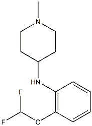 N-[2-(difluoromethoxy)phenyl]-1-methylpiperidin-4-amine Structure