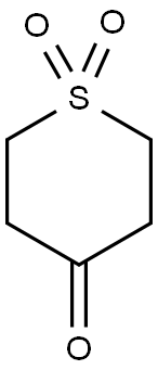 tetrahydro-4H-thiopyran-4-one 1,1-dioxide 结构式