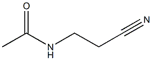 N-(2-Cyanoethyl)acetamide Struktur