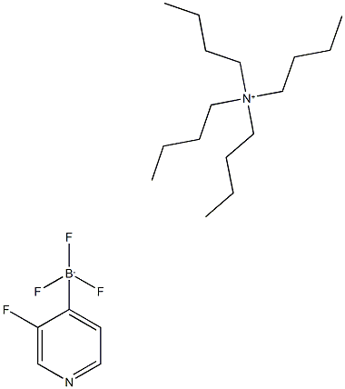 Tetrabutylammonium 3-fluoropyridine-4-trifluoroborate Struktur