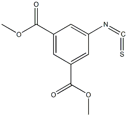 1,3-苯二羧酸,5-硫代异氰酸酯邻-,二甲酯,,结构式