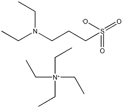 Tetraethylammonium 3-(diethylamino)propane-1-sulfonate,,结构式