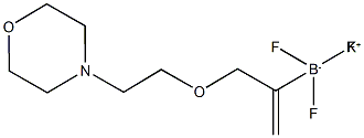 Potassium (3-(2-morpholinoethoxy)prop-1-en-2-yl)trifluoroborate Structure