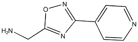 (3-PYRIDIN-4-YL-1,2,4-OXADIAZOL-5-YL)METHYLAMINE 化学構造式