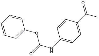 PHENYL 4-ACETYLPHENYLCARBAMATE Structure