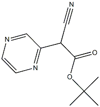 TERT-BUTYL CYANO(PYRAZIN-2-YL)ACETATE Struktur