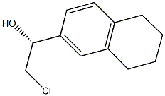 (1R)-2-CHLORO-1-(5,6,7,8-TETRAHYDRONAPHTHALEN-2-YL)ETHANOL Structure