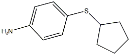 4-(CYCLOPENTYLTHIO)ANILINE Structure