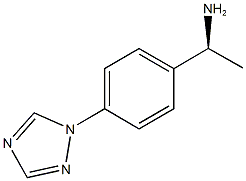(1S)-1-[4-(1H-1,2,4-TRIAZOL-1-YL)PHENYL]ETHANAMINE Struktur