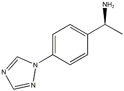 (1S)-1-[4-(1H-1,2,4-TRIAZOL-1-YL)PHENYL]ETHANAMINE Structure