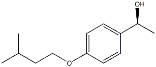 (1S)-1-[4-(3-METHYLBUTOXY)PHENYL]ETHANOL,,结构式