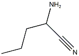 2-AMINOPENTANENITRILE Structure