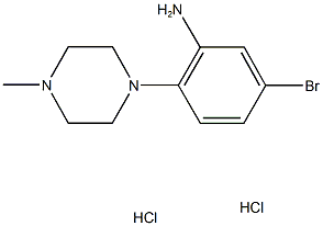 5-BROMO-2-(4-METHYLPIPERAZIN-1-YL)ANILINE DIHYDROCHLORIDE Struktur