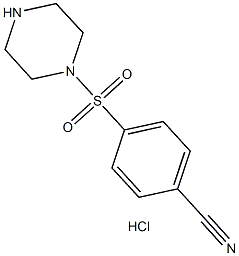 4-(PIPERAZIN-1-YLSULFONYL)BENZONITRILE HYDROCHLORIDE