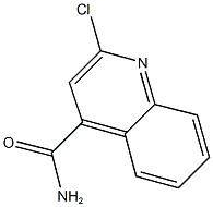 2-CHLOROQUINOLINE-4-CARBOXAMIDE,,结构式