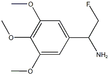 2-FLUORO-1-(3,4,5-TRIMETHOXYPHENYL)ETHANAMINE 化学構造式