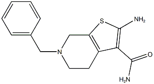  2-AMINO-6-BENZYL-4,5,6,7-TETRAHYDROTHIENO[2,3-C]PYRIDINE-3-CARBOXAMIDE