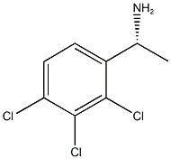(1R)-1-(2,3,4-TRICHLOROPHENYL)ETHANAMINE,,结构式