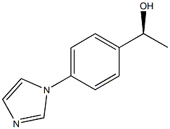 (1S)-1-[4-(1H-IMIDAZOL-1-YL)PHENYL]ETHANOL Structure