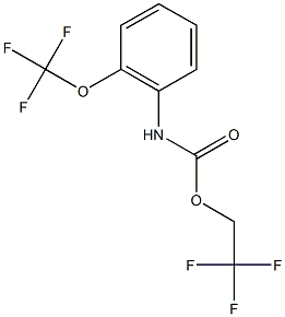 2,2,2-trifluoroethyl 2-(trifluoromethoxy)phenylcarbamate|