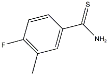 4-fluoro-3-methylbenzenecarbothioamide Structure