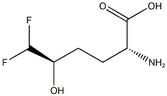 (2R,5R)-2-amino-6,6-difluoro-5-hydroxyhexanoic acid,,结构式