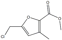 methyl 5-(chloromethyl)-3-methyl-2-furoate 结构式