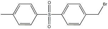 1-(bromomethyl)-4-[(4-methylphenyl)sulfonyl]benzene,,结构式