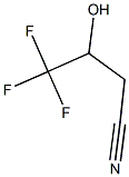 4,4,4-trifluoro-3-hydroxybutanenitrile 结构式