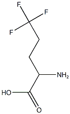 2-amino-5,5,5-trifluoropentanoic acid 结构式