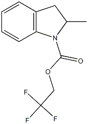 2,2,2-trifluoroethyl 2-methylindoline-1-carboxylate|