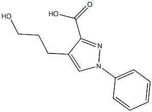  4-(3-hydroxypropyl)-1-phenyl-1H-pyrazole-3-carboxylic acid