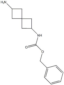 benzyl 6-aminospiro[3.3]hept-2-ylcarbamate Struktur