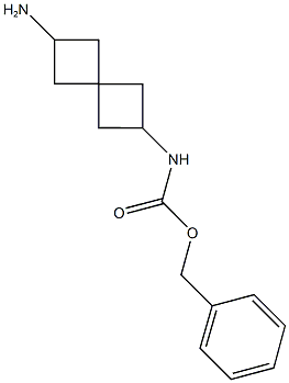 benzyl 6-aminospiro[3.3]hept-2-ylcarbamate 结构式