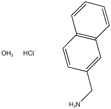 1-(2-naphthyl)methanamine hydrochloride hydrate Structure