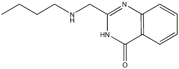 2-[(butylamino)methyl]quinazolin-4(3H)-one,,结构式