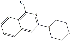 1-chloro-3-morpholin-4-ylisoquinoline 结构式