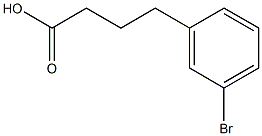 4-(3-bromophenyl)butanoic acid Structure