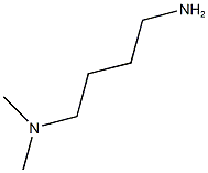 (4-aminobutyl)dimethylamine,,结构式