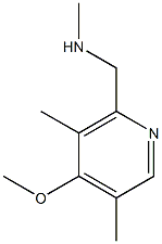 [(4-methoxy-3,5-dimethylpyridin-2-yl)methyl](methyl)amine,,结构式