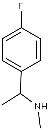 [1-(4-fluorophenyl)ethyl](methyl)amine Structure