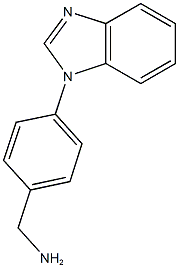 [4-(1H-1,3-benzodiazol-1-yl)phenyl]methanamine|