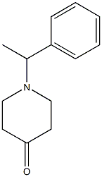 1-(1-phenylethyl)piperidin-4-one,,结构式