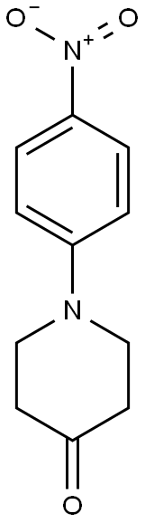 1-(4-nitrophenyl)piperidin-4-one,,结构式