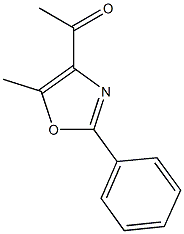 1-(5-methyl-2-phenyl-1,3-oxazol-4-yl)ethan-1-one Structure