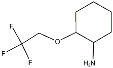 2-(2,2,2-trifluoroethoxy)cyclohexan-1-amine Struktur