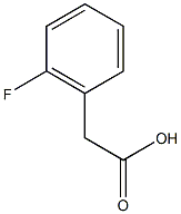 2-(2-fluorophenyl)acetic acid Structure