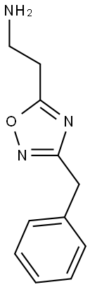 2-(3-benzyl-1,2,4-oxadiazol-5-yl)ethan-1-amine,,结构式